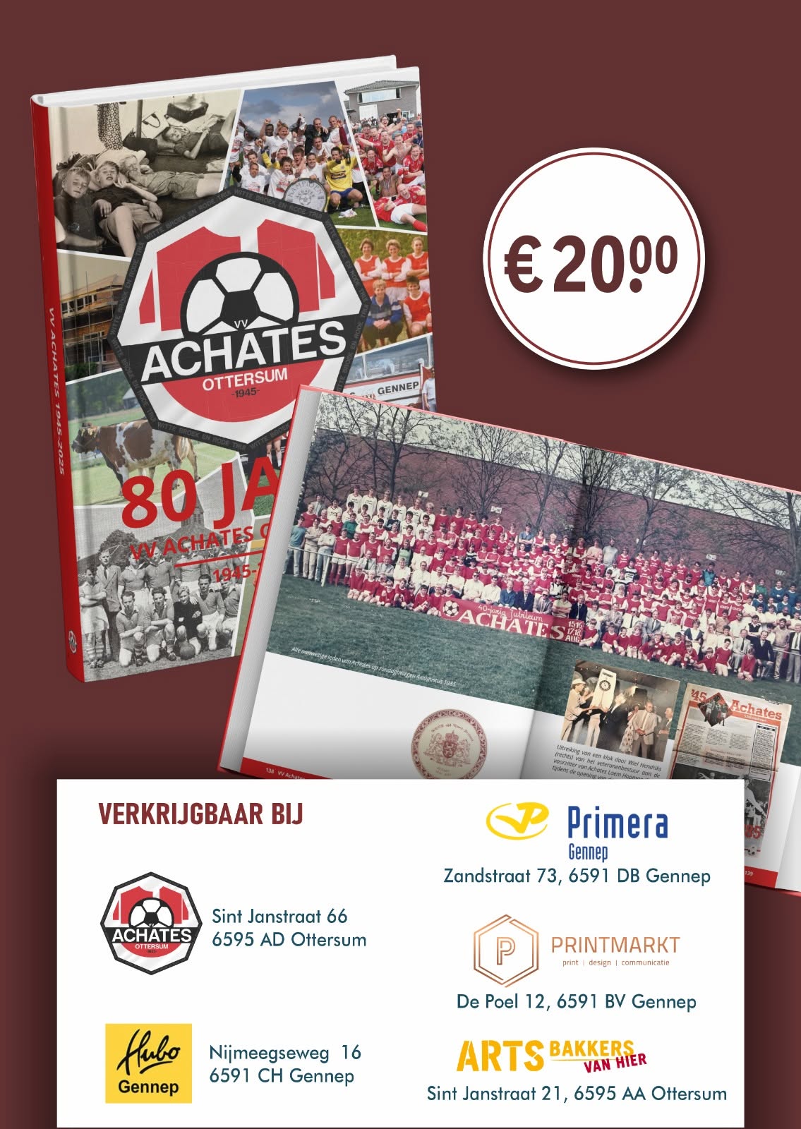 Jubileumboek 80 jaar Achates